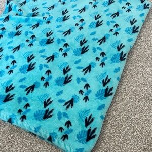 Dinosaur print blanket throw